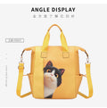 Cat in the corner large-capacity backpack