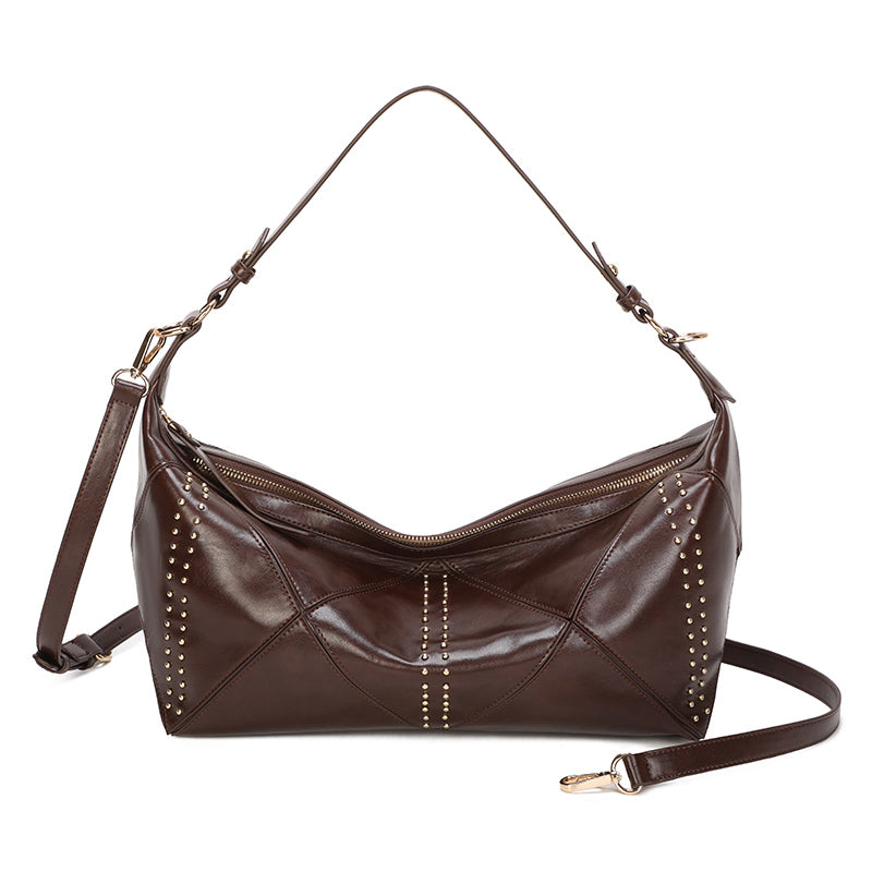 Dome Studs Hobo Bag