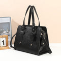 Retro Structured Work Tote Bag